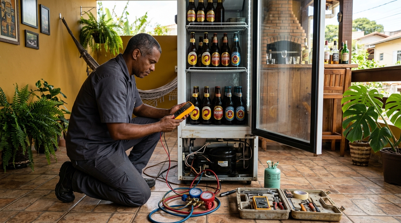 Reparo de Cervejeira Residencial em Mogi das Cruzes‑SP